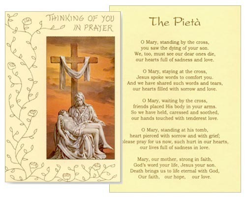 Mass Card - The Pieta