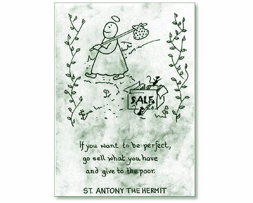 Little Saints Notelet - Sell Everything