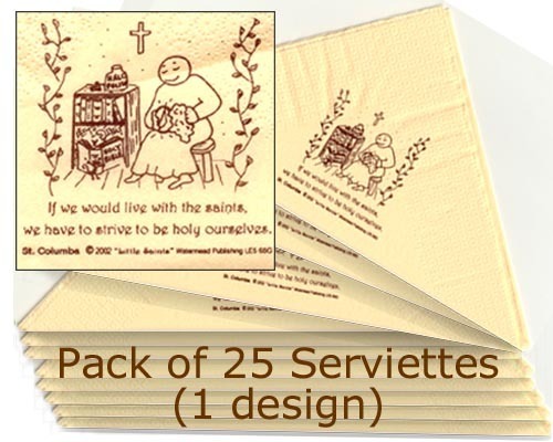 Little Saints Serviettes (25)
