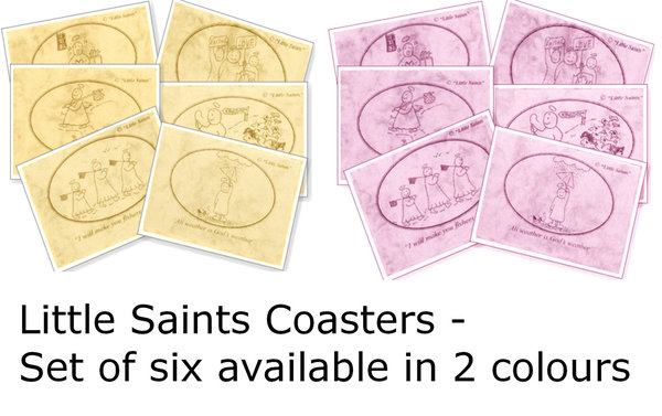 Little Saints set of 6 Coasters