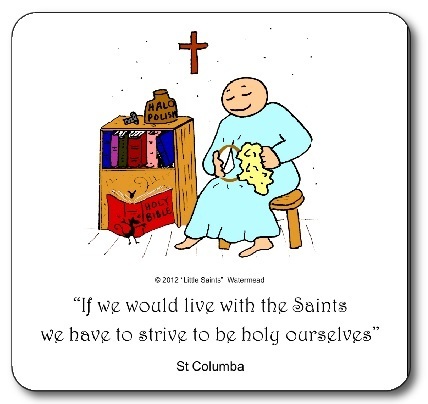Little Saints Coaster - Live as Saints