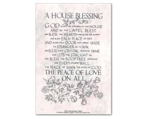 House Blessing - Laminate