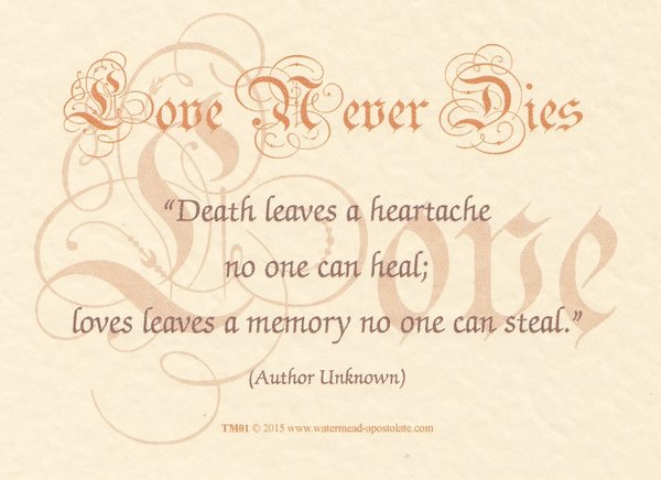 Love Never Dies Card - Heartache