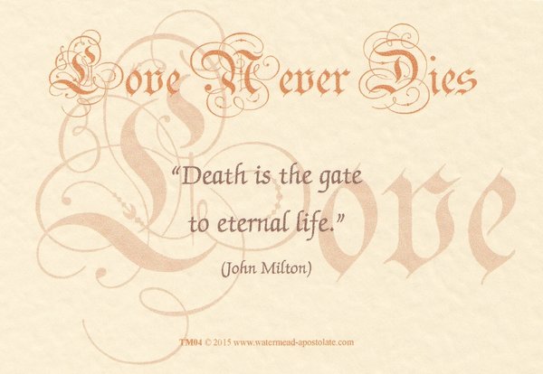 Love Never Dies Card - Gate